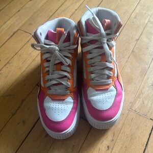 Puma Karmen Rebelle Platform Mid kids size 4.